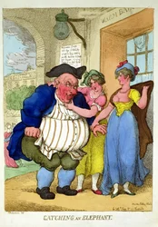 Cazando un elefante, 1812